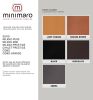 Leather furniture handles in 5 immediately available colors, | Knob in Hardware by minimaro - luxury furniture handles. Item made of leather works with minimalism & contemporary style