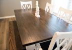 Farmhouse Dining table | Tables by Clines Crafted Woodworking LLC. Item composed of wood