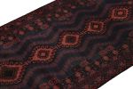 Rug & Kilim's Baluch Tribal Rug in Red, Blue & Brown Pattern | Area Rug in Rugs by Rug and Kilim