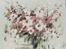 Abstract floral painting | Oil And Acrylic Painting in Paintings by Ronda Waiksnis. Item composed of canvas