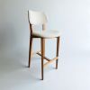 Belis Minimalist Wooden Bar Stool | Chairs by Kleinhaus Furniture. Item made of wood works with minimalism & contemporary style