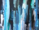 SOLD - 'ANCHORAGE' abstract painting by Linnea Heide | Paintings by Linnea Heide contemporary fine art