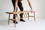 Greenpoint Bench | Benches & Ottomans by Lundy. Item made of oak wood