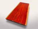 Bespoke Live Edge Song Single Slab Executive Desk & Table 7 | Communal Table in Tables by Dynasty Artisan. Item made of wood works with minimalism & contemporary style