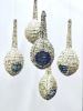 Weaver's Nest Pendant -Set of 3 | Pendants by Mud Studio, South Africa | Tswalu Kalahari Reserve in Kalahari CBDC. Item composed of metal & ceramic