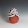 Modern Sculpture, "Wild Ones 56", Ceramic Sculpture 8" | Sculptures by Anne Lindsay. Item composed of ceramic compatible with contemporary and modern style