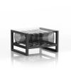 Yoko Coffee Table Aluminium Eko | Tables by MOJOW DESIGN. Item composed of metal & glass