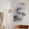 Striding deeper | Oil And Acrylic Painting in Paintings by Francesca Borgo. Item composed of canvas & synthetic compatible with minimalism and contemporary style