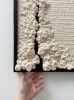 Woven wall art frame (Gorge 001) | Tapestry in Wall Hangings by Elle Collins. Item composed of oak wood & cotton compatible with minimalism and contemporary style