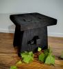 Yakisugi Barnwood Stool, Reclaimed Plantstand, Wabi sabi | Plant Stand in Plants & Landscape by Paul's Green Barn | Machias Yoga and Wellness in Machias