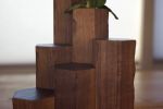Basalt bud vase | Cluster | Decorative Objects by Overstory. Item made of walnut works with minimalism style