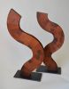Koerly I and II - Sculptures | Sculptures by Lutz Hornischer - Sculptures in Wood & Plaster. Item made of steel