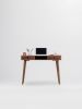 Walnut desk with drawers, bureau with storage | Tables by Mo Woodwork | Stalowa Wola in Stalowa Wola