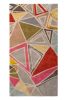Rug & Kilim’s Mid-Century Modern Rug Geometric Gray Red Wool | Area Rug in Rugs by Rug and Kilim