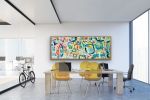 Love And Peace | Oil And Acrylic Painting in Paintings by Darlene Watson Abstract Artist. Item made of canvas with synthetic