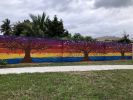 “Forest of Joy” Mural | Murals by Alicia Maria Vallejo | North Miami Beach Library in North Miami Beach
