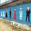 Women of Hotwells and Cliftonwood | Murals by Amy Hutchings | Cumberland Basin in Bristol. Item composed of synthetic