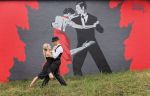 Tango, Mural at Buenos Aires Cafe | Street Murals by Kristin Freeman | Buenos Aires Café in Austin