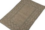 Rug & Kilim’s Modern Kilim rug in Brown & Grey Patterns | Area Rug in Rugs by Rug and Kilim. Item composed of wool