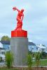DE L'EAU SUR LE FEU | Public Sculptures by COOKE-SASSEVILLE. Item made of bronze with stone
