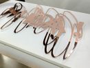 WHOA! Abstract Scribble Mirror (Rose Gold) | Decorative Objects by Ryan Coleman. Item composed of synthetic compatible with minimalism and contemporary style
