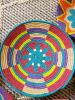 Set of 5 Woven Basket Wall Decor | Decorative Plate in Decorative Objects by Sarmal Design. Item made of cotton with synthetic works with boho & contemporary style