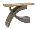 Curve Console | Console Table in Tables by Gatski Metal. Item composed of metal compatible with contemporary and country & farmhouse style