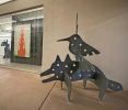 Birdsong for Wiley | Sculptures by John Randall Nelson. Item composed of steel