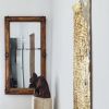 Mosaic Saturday Nigth | Wall Sculpture in Wall Hangings by Anna Carmona. Item composed of fabric and leather