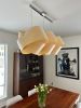 Blume Drei Lighting - Wood Venner - Wood Light | Chandeliers by Traum - Wood Lighting | Garden mercado vegetariano in Mar del Plata. Item composed of wood and steel in minimalism or modern style