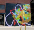 Urban BioSphere Fragmented | Street Murals by Kim Carlino. Item made of synthetic