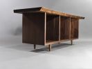 Live edge single tier record case bookcase sofa table | Book Case in Storage by GideonRettichWoodworker. Item works with mid century modern & japandi style