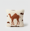 The Walnut & Madder Nomad Pillow Case | Pillows by Artisanal Patterns. Item made of wool works with boho & country & farmhouse style