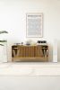 TONN 150 large record player stand vinyl record storage, oak | Media Console in Storage by Mo Woodwork | Stalowa Wola in Stalowa Wola. Item composed of oak wood in minimalism or mid century modern style