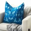 Folio Indigo Silk Pillow | Pillows by Studio Variously. Item made of fabric