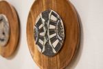 There and Back Ceramic and Mosaic Large Wall Sculpture | Wall Hangings by Clare and Romy Studio | Jasper Community Arts in Jasper. Item made of stoneware works with boho & eclectic & maximalism style