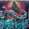 Above the Radar Mural | Street Murals by ESOTERiC Calligraffiti. Item made of synthetic