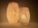 Hand Blown Glass Castle Hill Votive | Lighting by Anchor Bend Glassworks | Castle Hill Inn Restaurant in Newport. Item made of glass