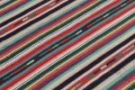 1950s Vintage chaput Kilim style in Multicolor Stripe | Area Rug in Rugs by Rug and Kilim
