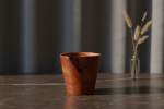 Spalted Applewood Cup – Hand‑Turned | Cups by Holzkunst Samuel Meisinger. Item composed of wood in art deco or modern style