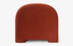 Sosa Armless Armchair Orange | Chairs by LAGU. Item composed of fabric in minimalism or contemporary style