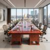 Bespoke Live Edge Ming Single Slab Executive Desk & Table VI | Communal Table in Tables by Dynasty Artisan. Item composed of wood in minimalism or contemporary style