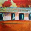 Woman Figures | Oil And Acrylic Painting in Paintings by Kate Joiner. Item composed of wood and synthetic