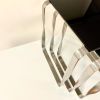 Nest Side Table, Aged Silver & Black Glass, Contemporary Des | Tables by Jover + Valls. Item in contemporary or modern style