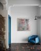 Canvas on Canvas CC4848 A | Mixed Media in Paintings by Michael Denny Art, LLC. Item composed of bamboo and canvas in minimalism or contemporary style