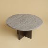 Grey Marble and Oak Coffee Table - TINIAN by Lebanto | Tables by Lebanto. Item made of oak wood with marble works with minimalism & contemporary style