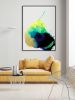 After Malachite | Oil And Acrylic Painting in Paintings by Nicolle Cure. Item made of canvas & synthetic