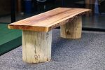 Live Edge Benches | Benches & Ottomans by Howard Family Designs | Paradox Church in Warren. Item made of wood