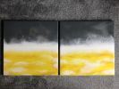 Rise & Shine I & II | Oil And Acrylic Painting in Paintings by Art By Skevi. Item made of wood & synthetic