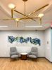 Custom Commission for Memorial Hermann Breast Care Center | Mixed Media in Paintings by Julie Pelaez Studios | Memorial Hermann The Woodlands Medical Center in The Woodlands. Item made of glass with paper works with contemporary & eclectic & maximalism style